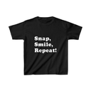 Snap, Smile, Repeat! Kids Heavy Cotton™ Tee