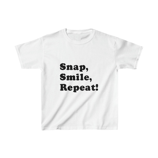 Snap, Smile, Repeat! Kids Heavy Cotton™ Tee